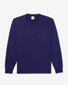 Noah - Long Sleeve Core Pocket Tee - Royal Purple - Swatch