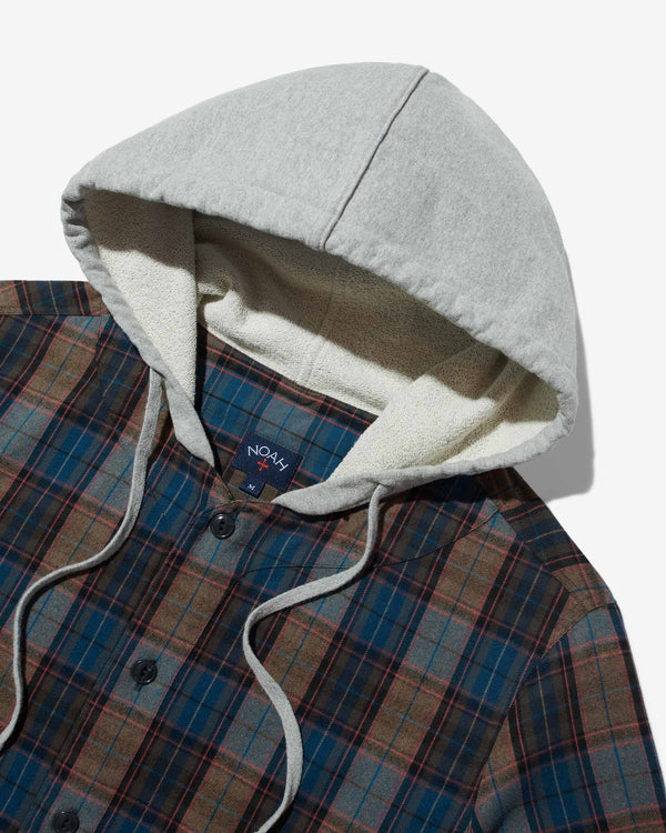 Noah - Hooded Baseball Flannel - Detail