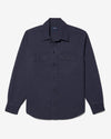 Noah - Washed Canvas Shirt - Washed Navy - Swatch