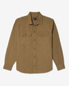 Noah - Washed Canvas Shirt - Olive - Swatch