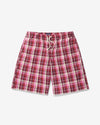 Noah - Plaid Drawstring Short - Pink Plaid - Swatch