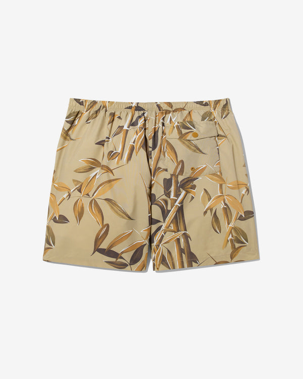 Noah - Bamboo Print Swim Trunk - Detail