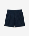 Noah - Single-Pleat Baggy Short - Navy - Swatch