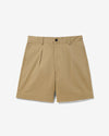 Noah - Single-Pleat Baggy Short - Khaki - Swatch