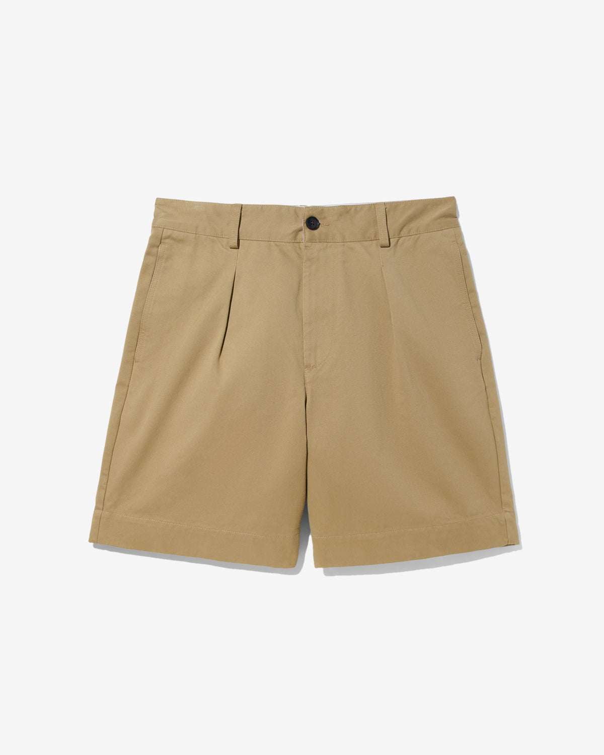 Single-Pleat Baggy Short