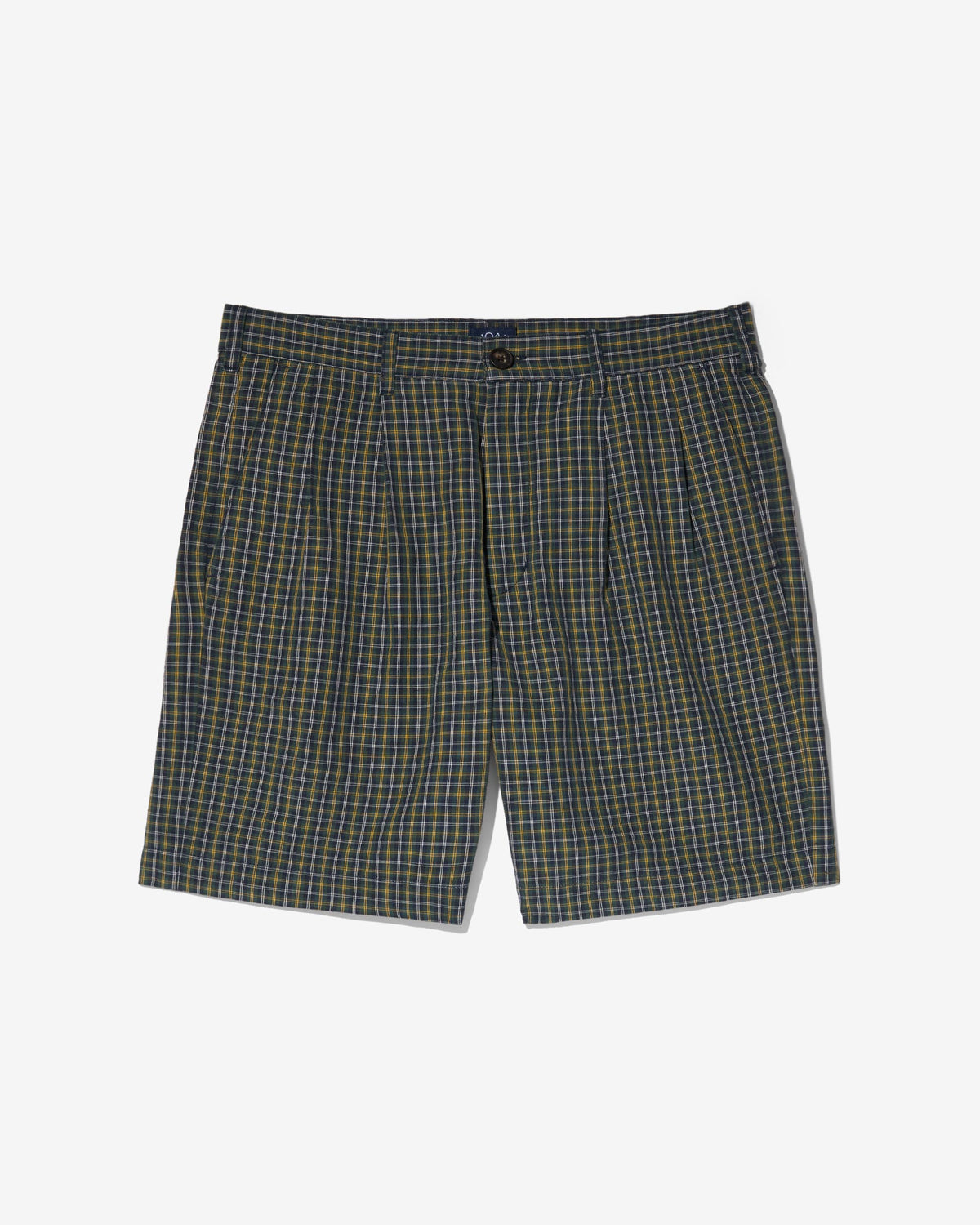 Double-Pleat Seersucker Short