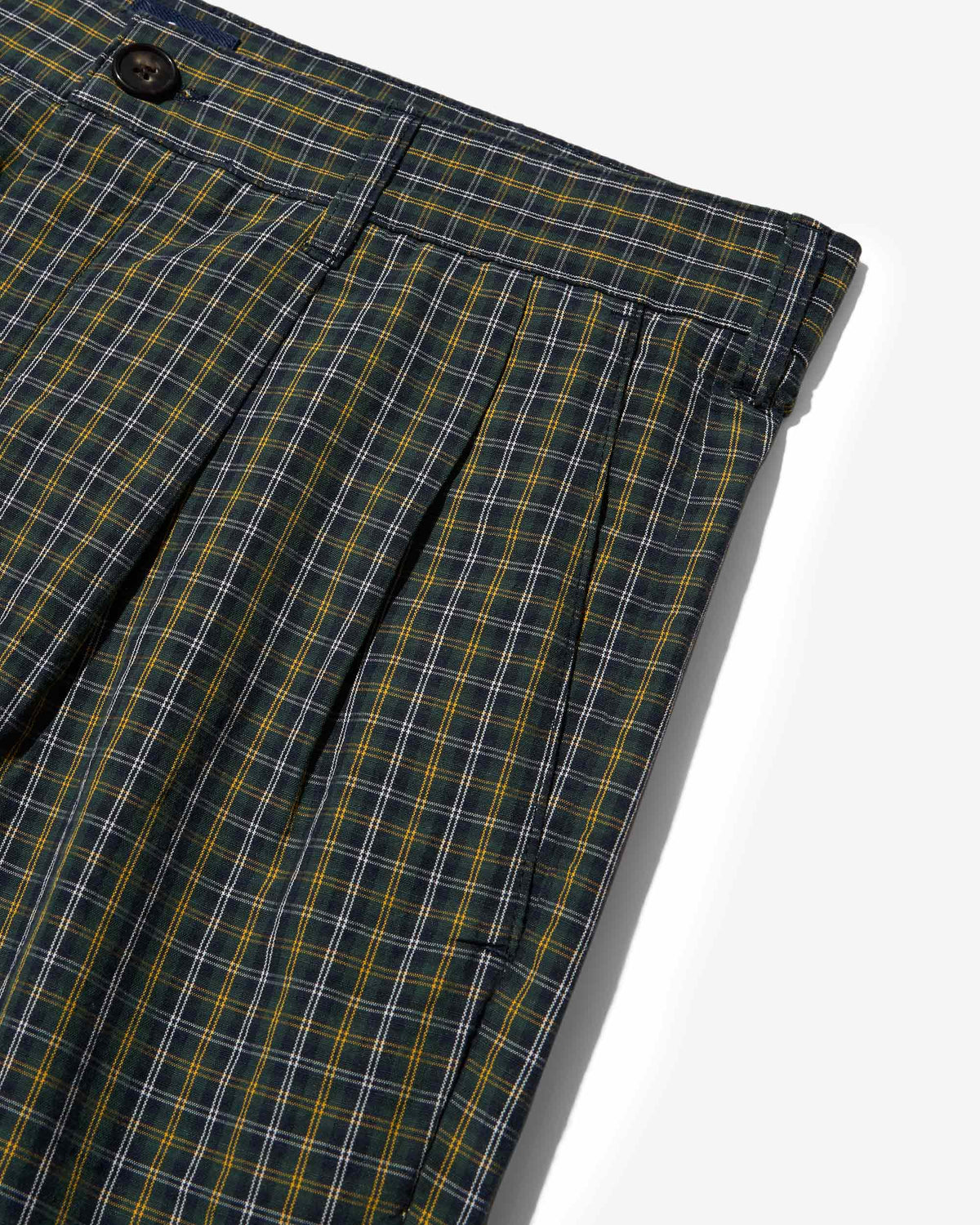 Double-Pleat Seersucker Short