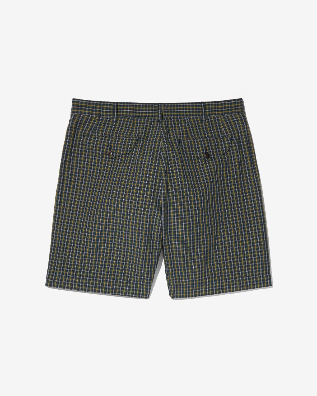 Double-Pleat Seersucker Short