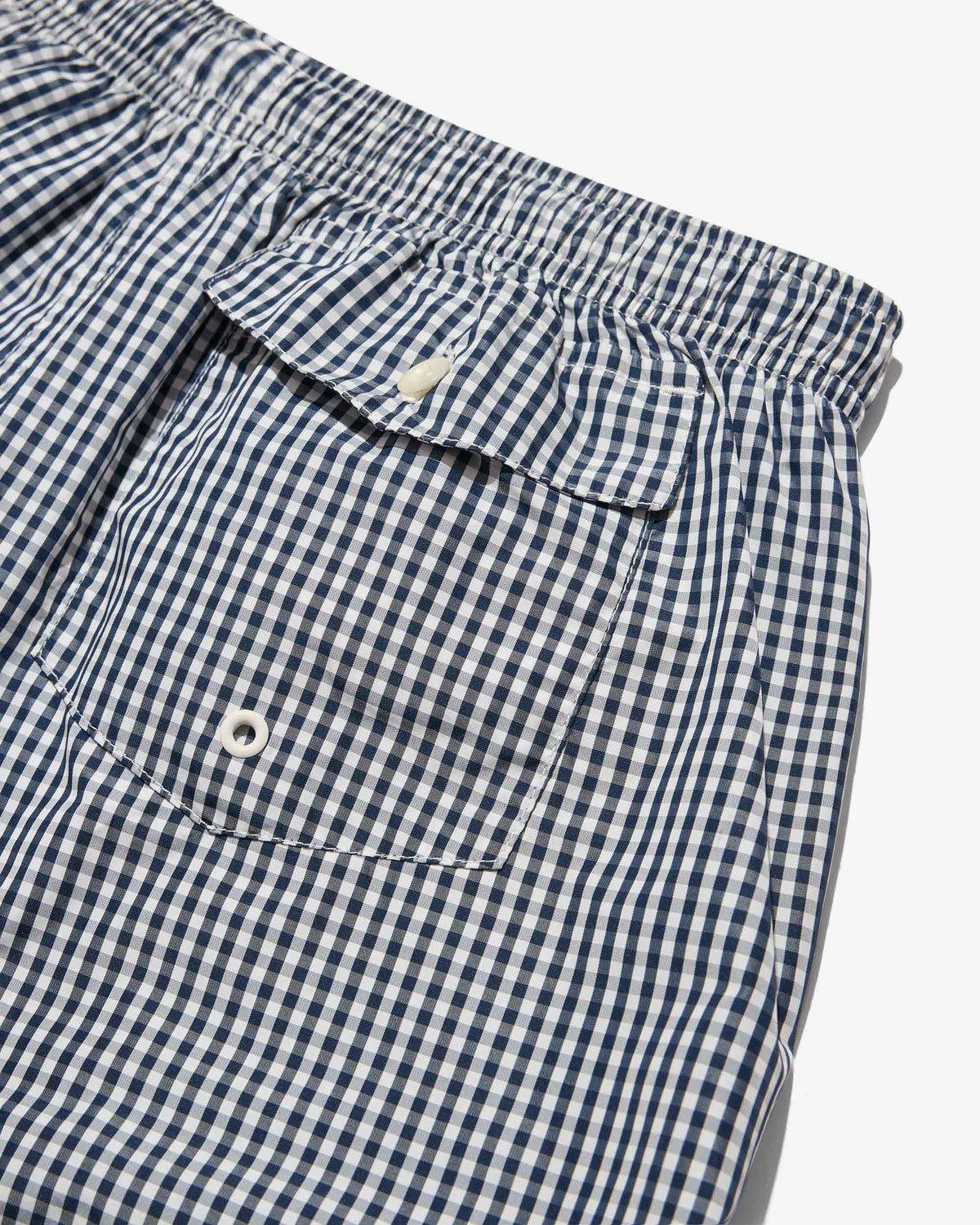 Gingham Swim Trunk