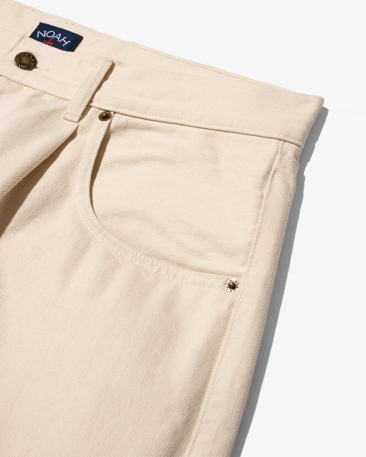 Pleated Denim Short