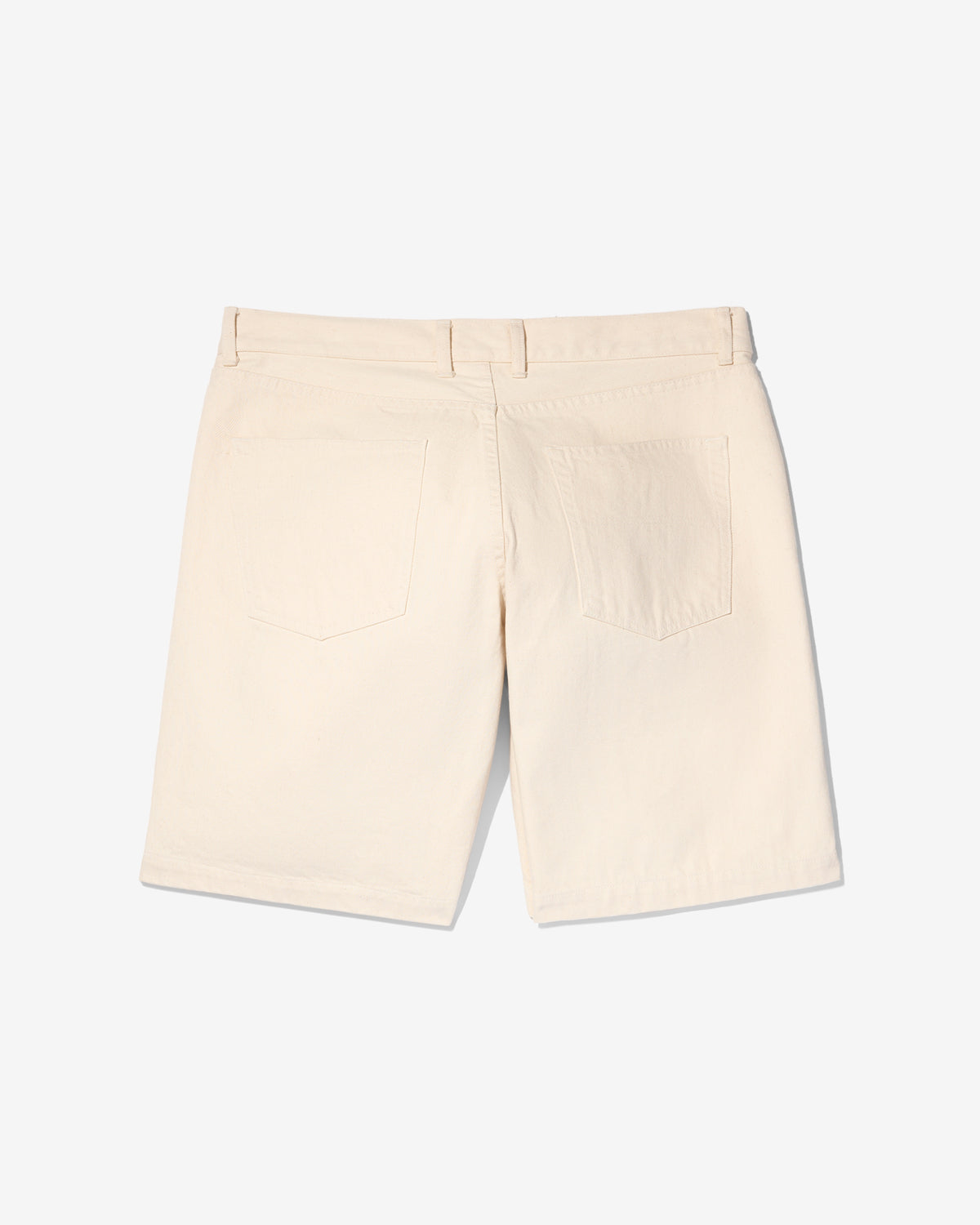 Pleated Denim Short