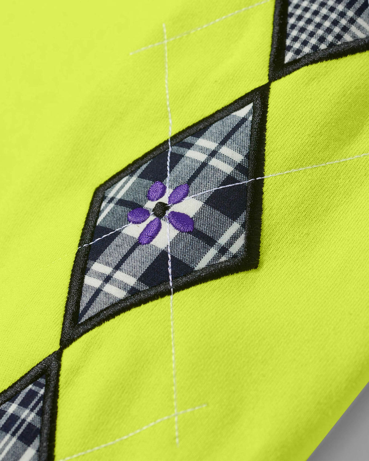 Argyle Appliqué Sweatshirt