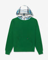 Noah - Flannel Hood Sweatshirt - Spartan Green - Swatch