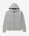 Noah - Heavyweight Zip-Up Hoodie - Heather Grey - Swatch