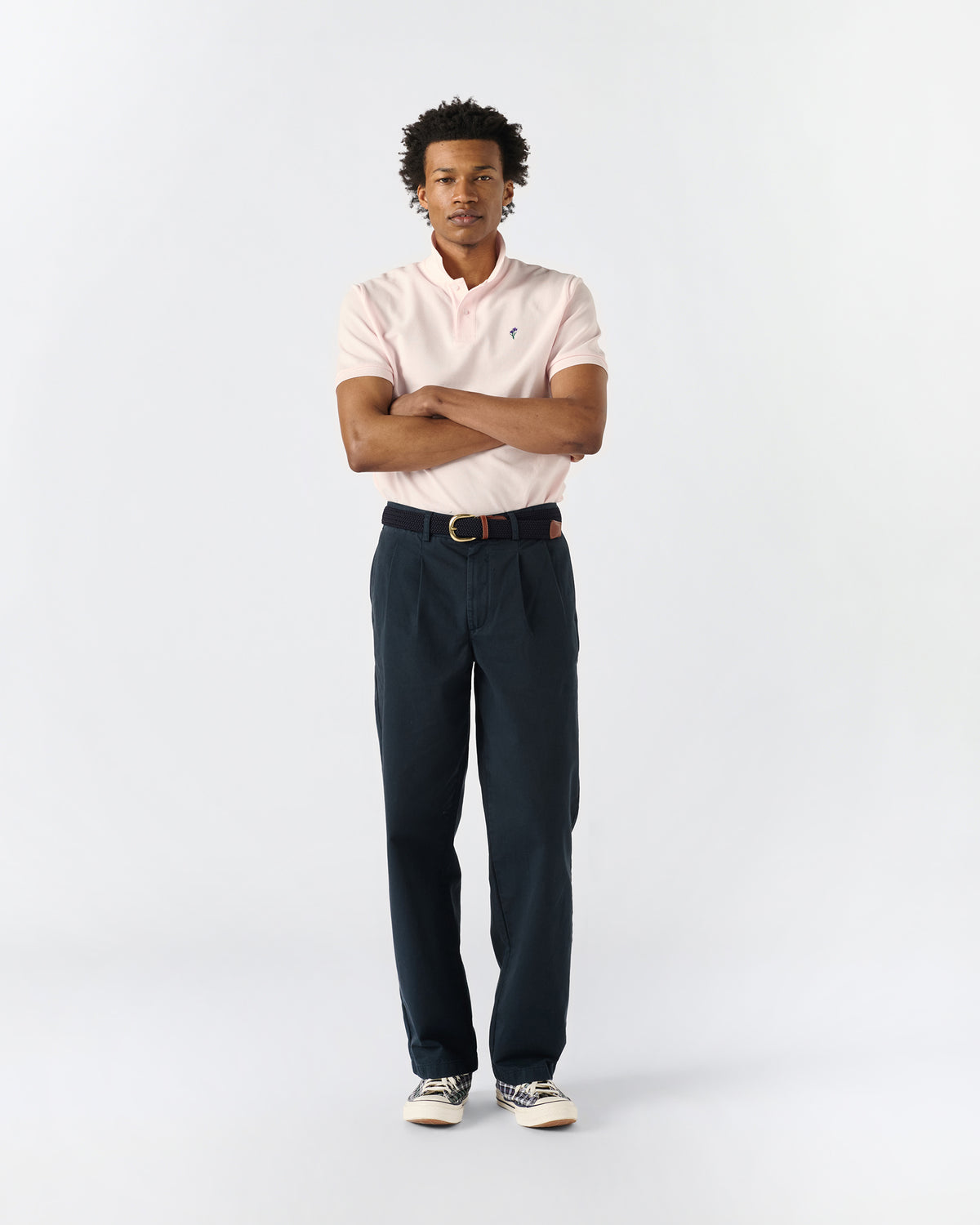 Twill Double-Pleat Pant