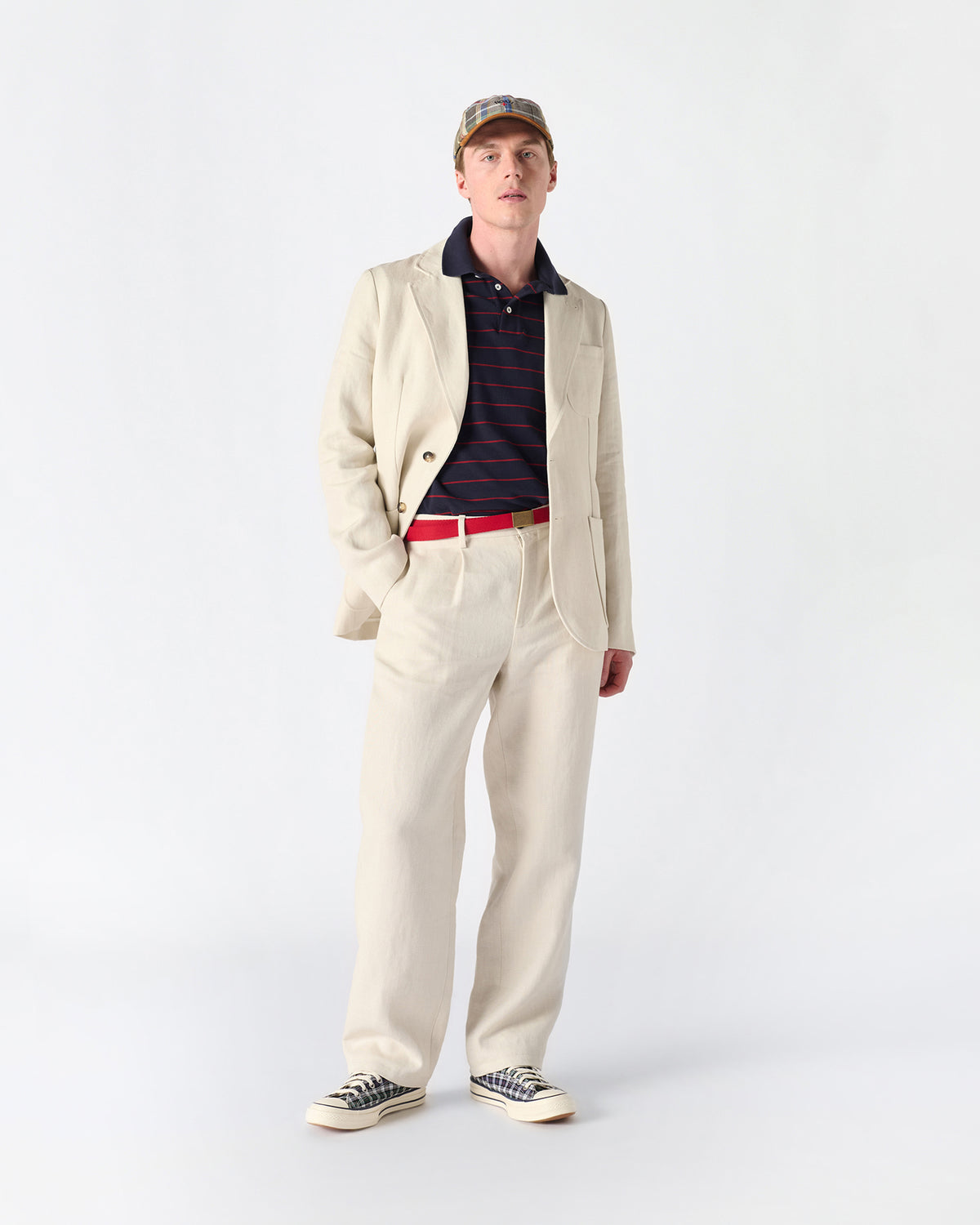 Canvas Single Pleat Trouser