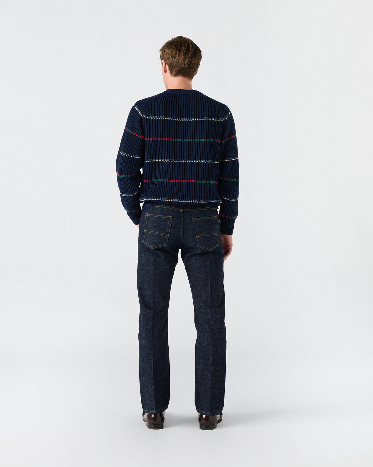 Striped Shaker Sweater