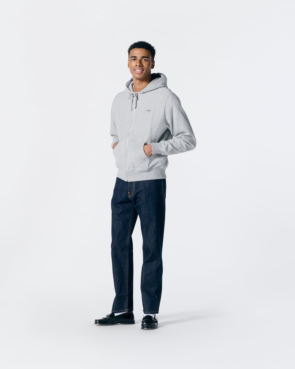Classic Lightweight Zip-Up Hoodie