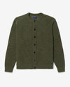 Noah - Cotton Sweater Cardigan - Army Green - Swatch
