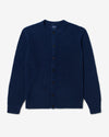 Noah - Cotton Sweater Cardigan - Navy - Swatch