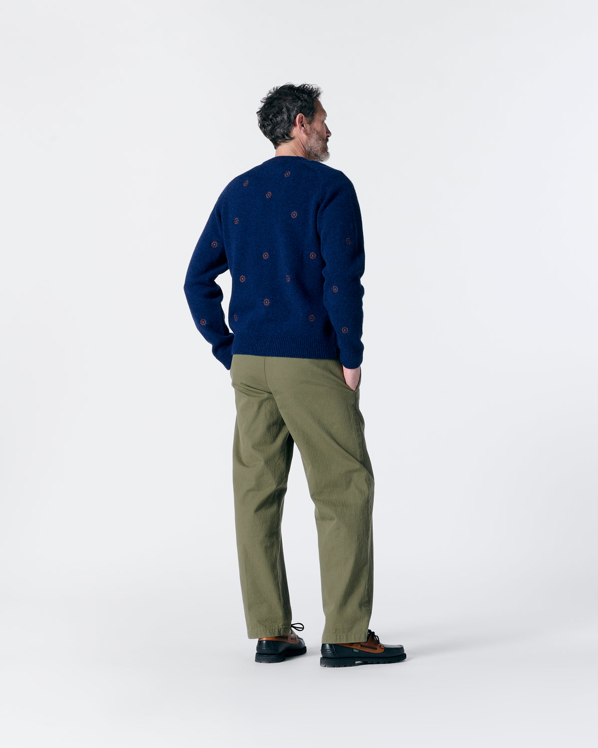 Ship Wheel Shetland Cardigan