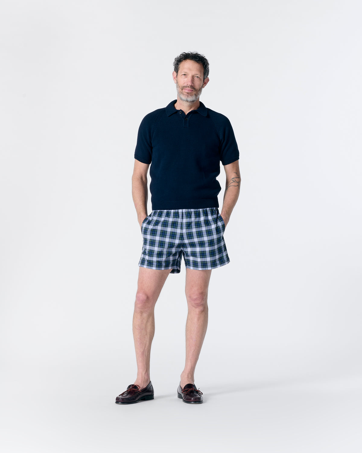 Cotton Tartan Volley Short