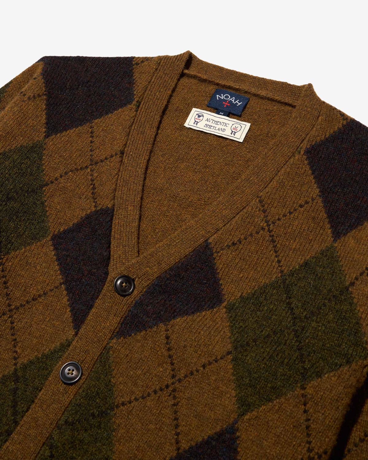 Argyle Shetland Cardigan
