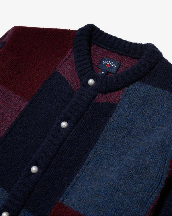 Noah - Shetland Patchwork Cardigan - Detail