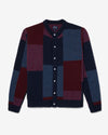 Noah - Shetland Patchwork Cardigan - Multi - Swatch