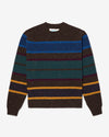 Noah - Striped Donegal Sweater - Multi Stripe - Swatch
