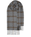 Noah - Wool Scarf - Burns Check - Swatch