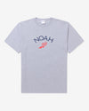Noah - Winged Foot Logo Tee - Heather Grey - Swatch