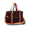 Noah - Rainbow Strap Daypack - Chocolate - Swatch