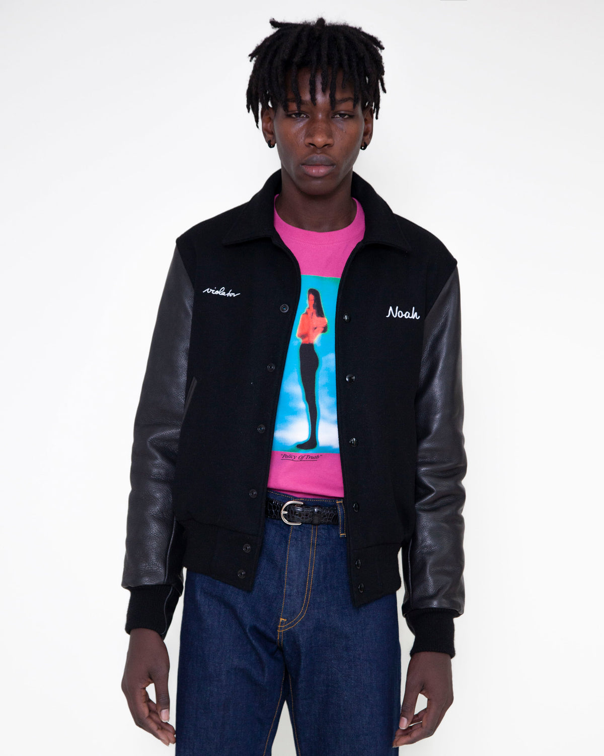 Violator Rose Varsity Jacket