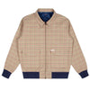 Noah - Utility Twill Bomber Jacket - Tan Grid - Swatch