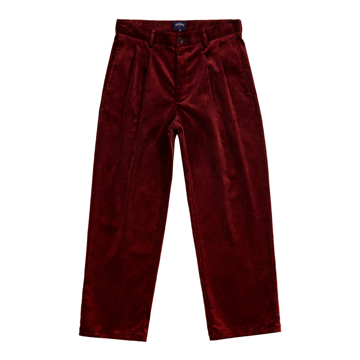 Double-Pleat Corduroy Trousers