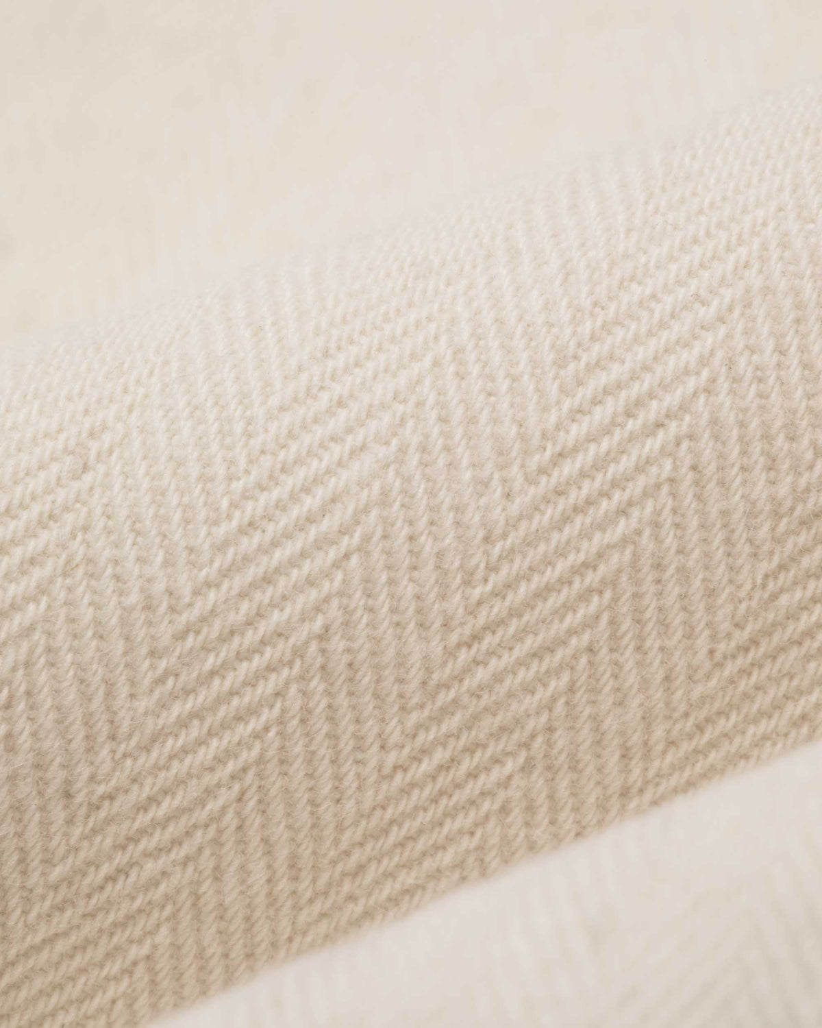 Classic Double-Pleat Herringbone Pant
