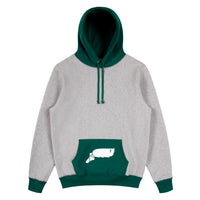 Heather Grey/Forest Green