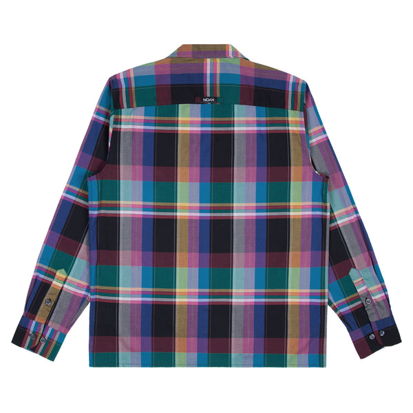 Noah - Black Madras Plaid Shirt - Detail