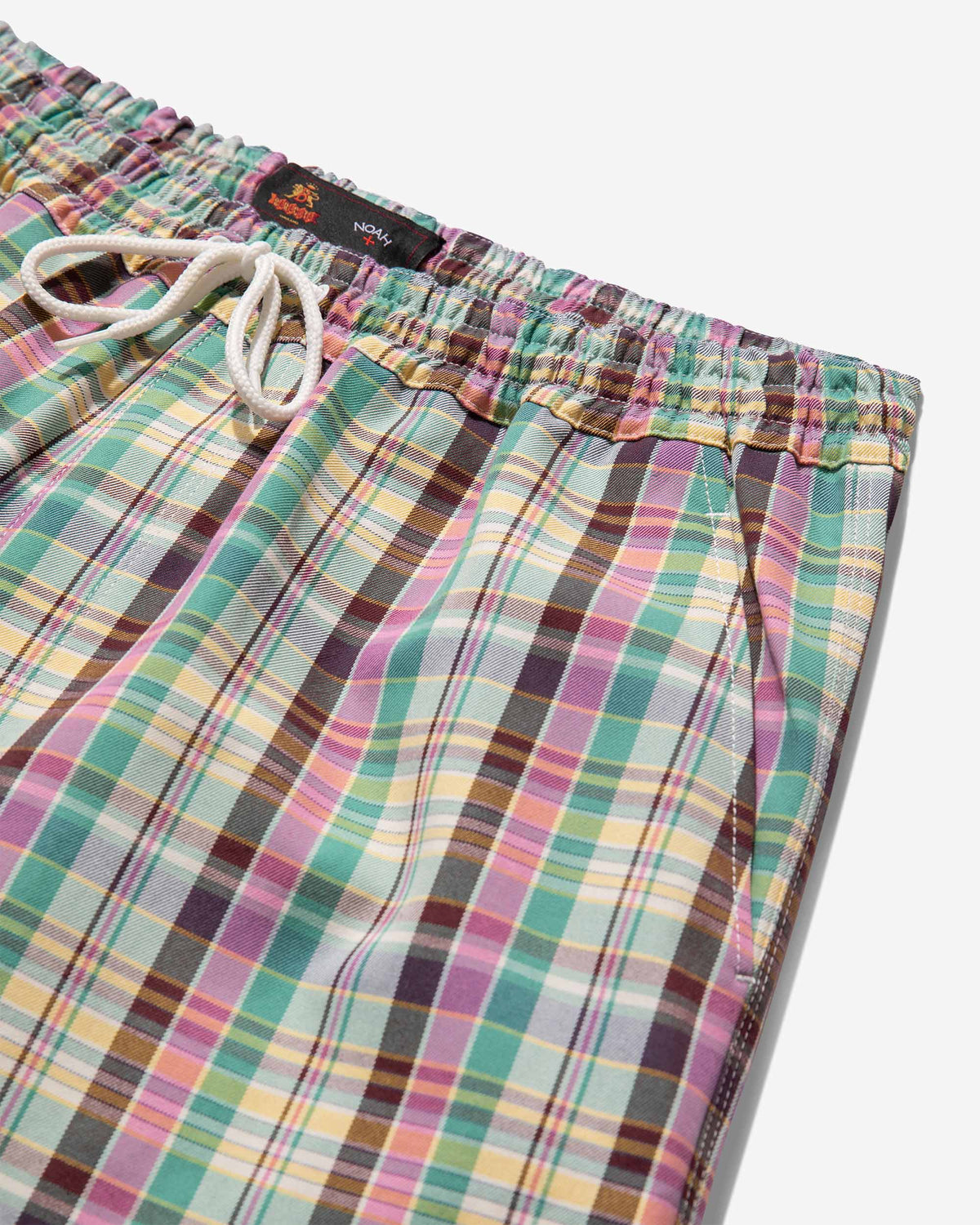 Madras Drawstring Shorts