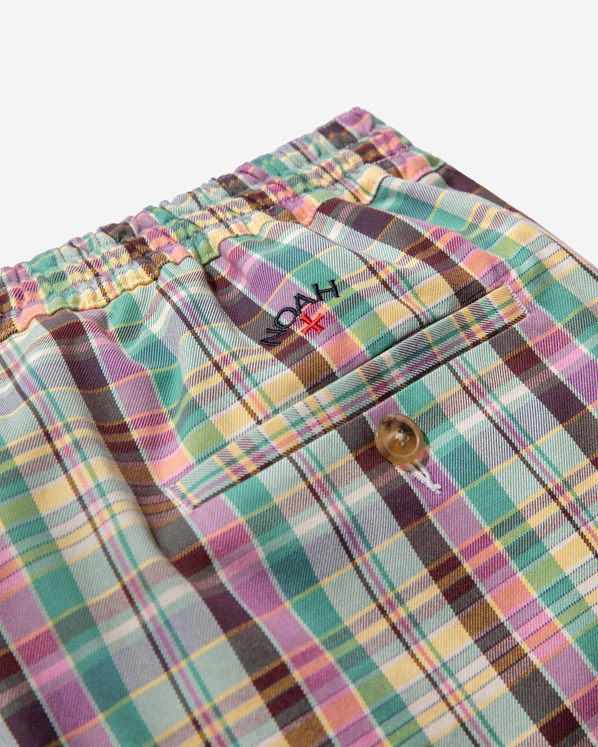 Madras Drawstring Shorts