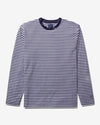 Noah - Long Sleeve Striped Top - Navy/White - Swatch