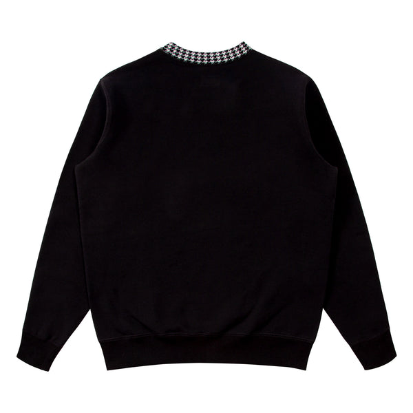 Noah - Houndstooth Collar Crewneck - Detail