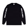 Noah - War Is Hell Long Sleeve - Black - Swatch